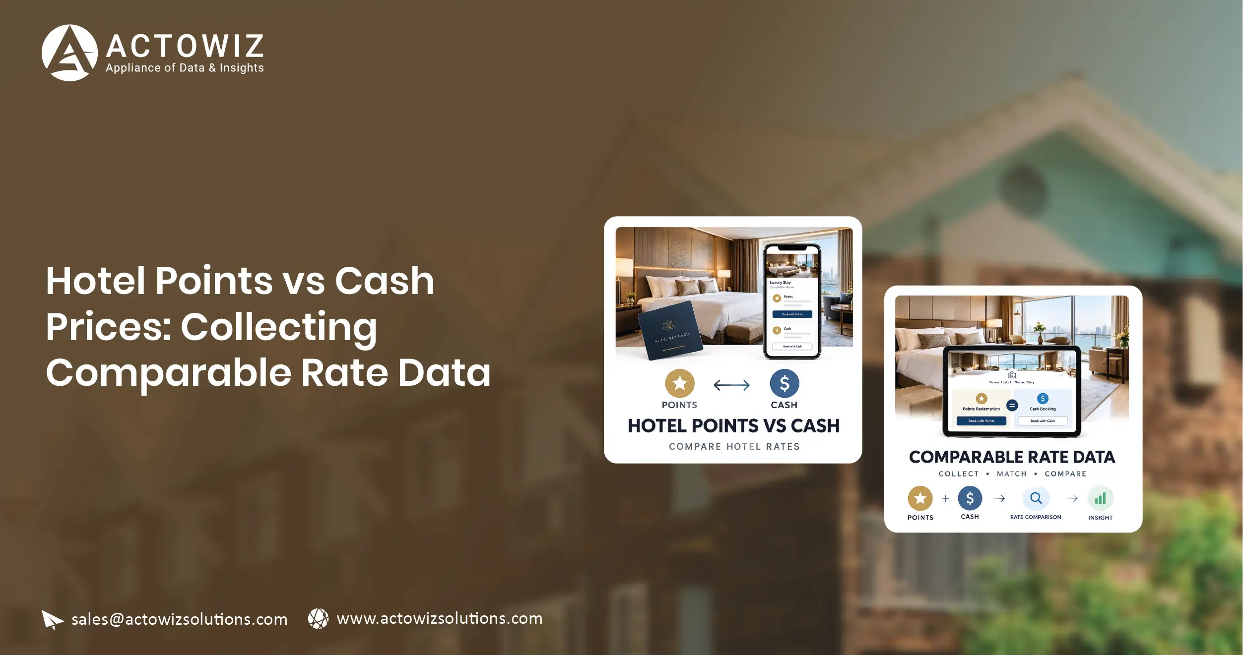 Hotel points vs cash rate data: collecting comparable award and cash rates